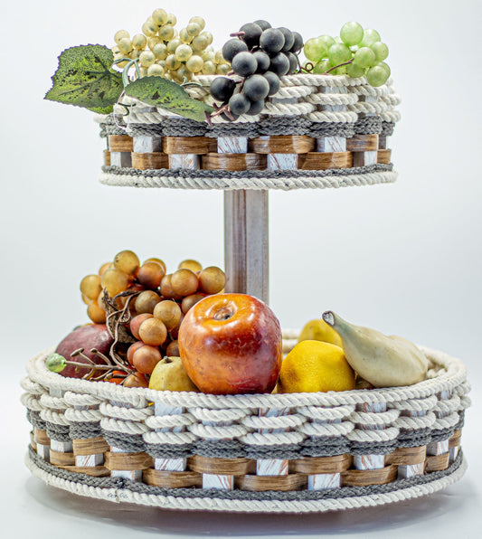 Double Lazy Susan--Cottage Grey