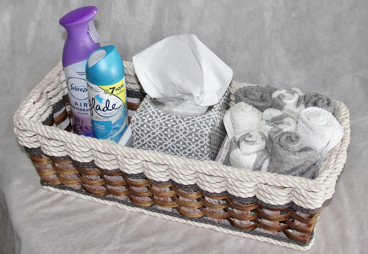 Bathroom Magazine Holder Basket – Foxcreek Baskets