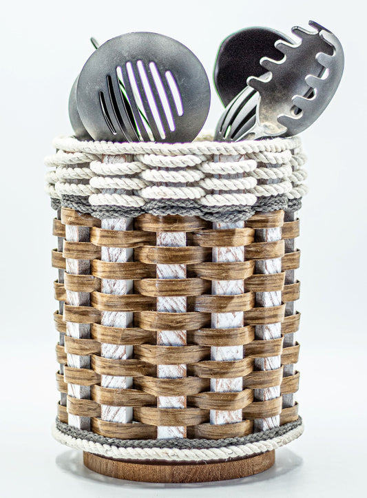 Utensil Lazy Susan--Grey Cottage