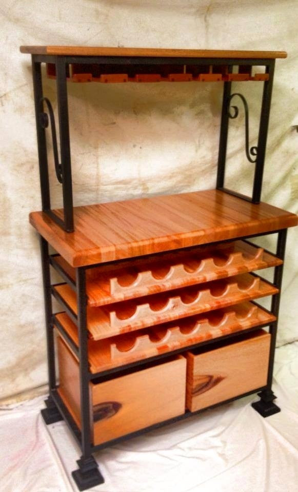 Table-Wine/Whiskey Bar Unit w/Riser
