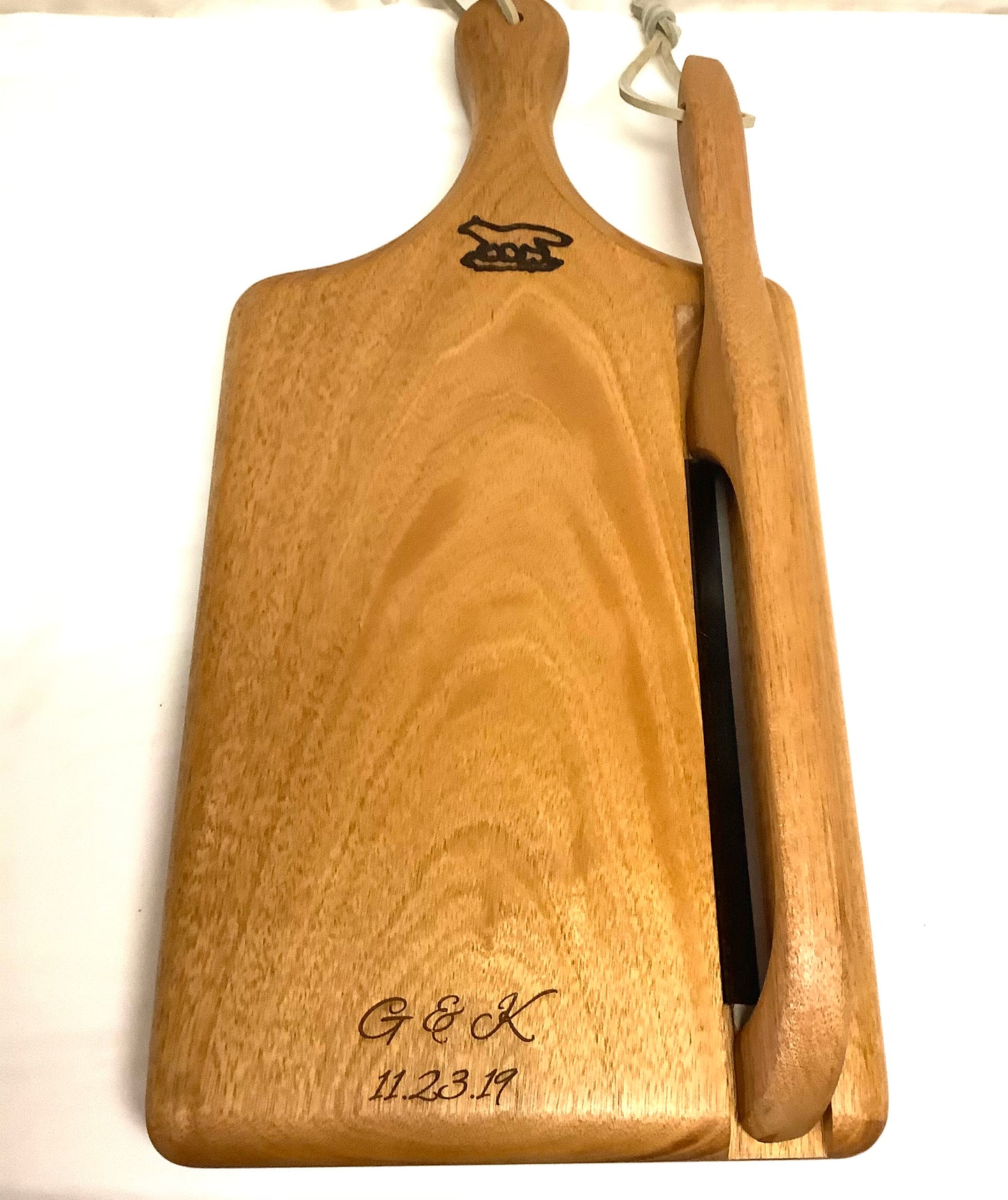 Bread Knife with cutting board Sourdough knife