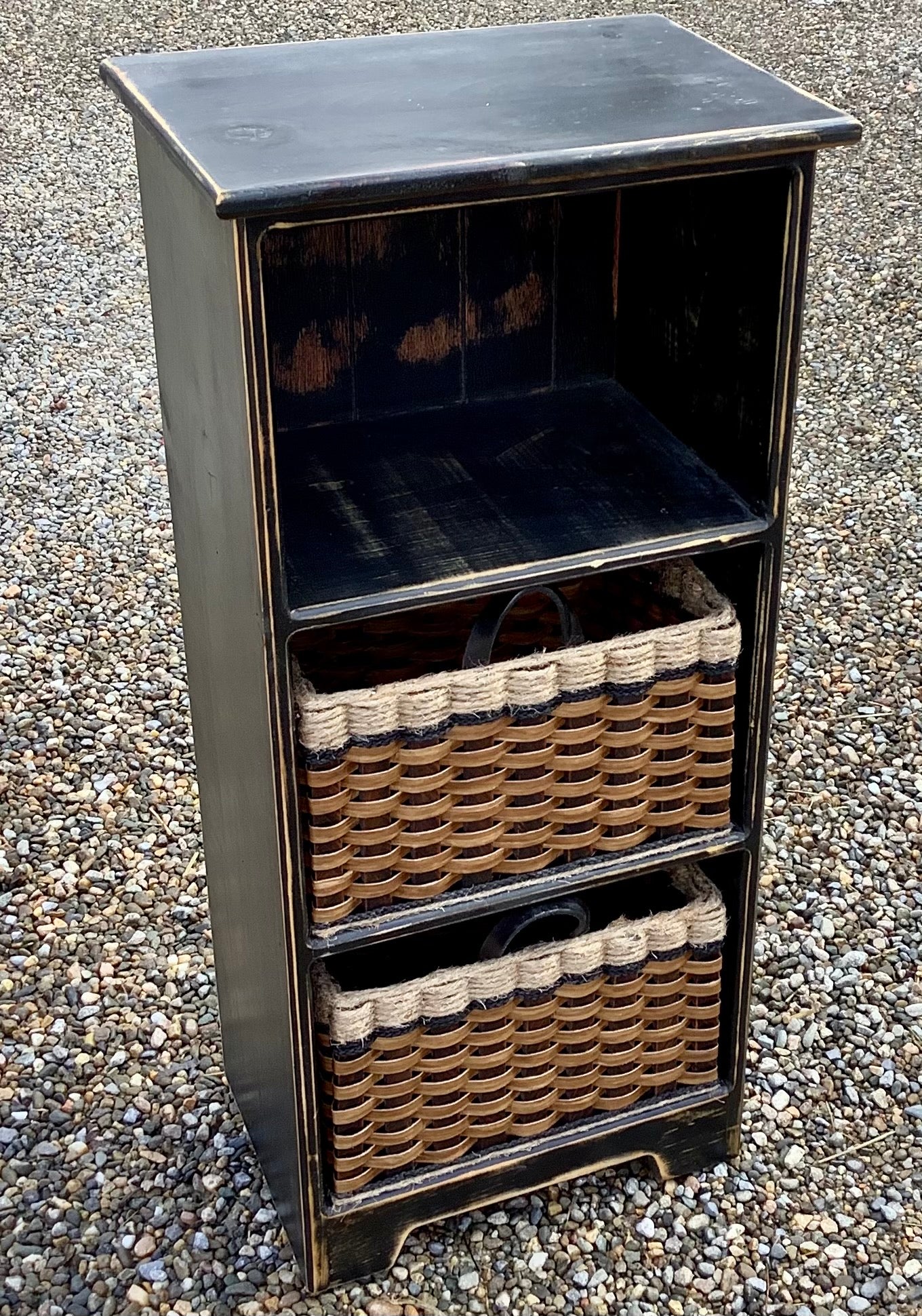 Cubby Book Shelf Unit w/three Cubbies