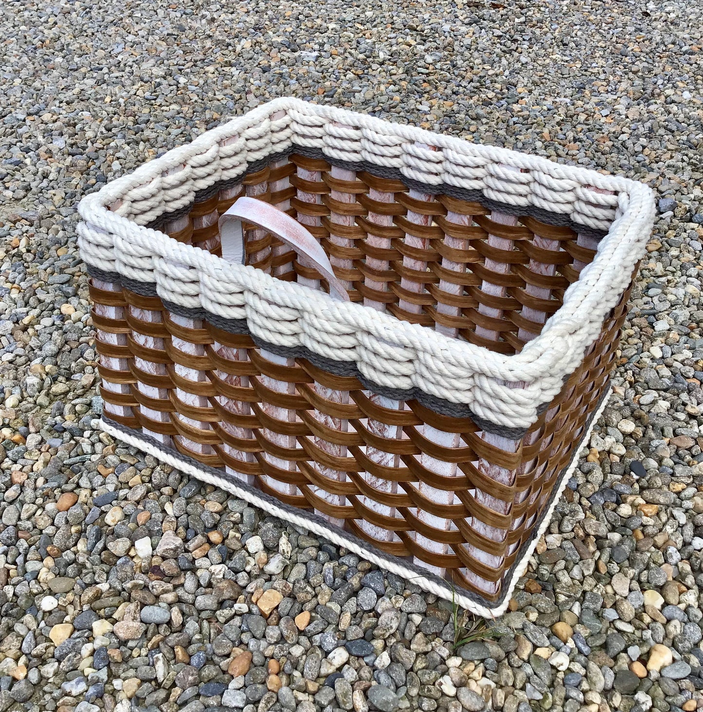 Cubby Basket--Cottage Grey