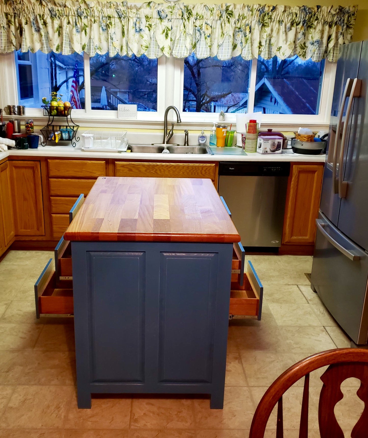 Farmhouse Island Drawers Galore 30x36