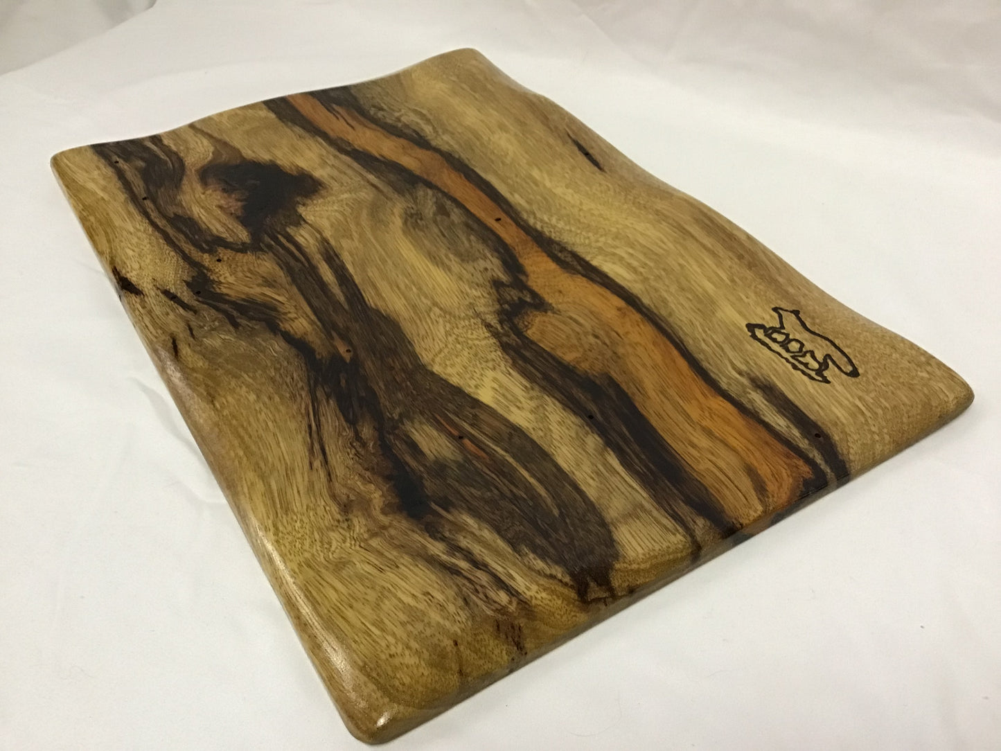 Charcuterie Board with Black Limba Wood