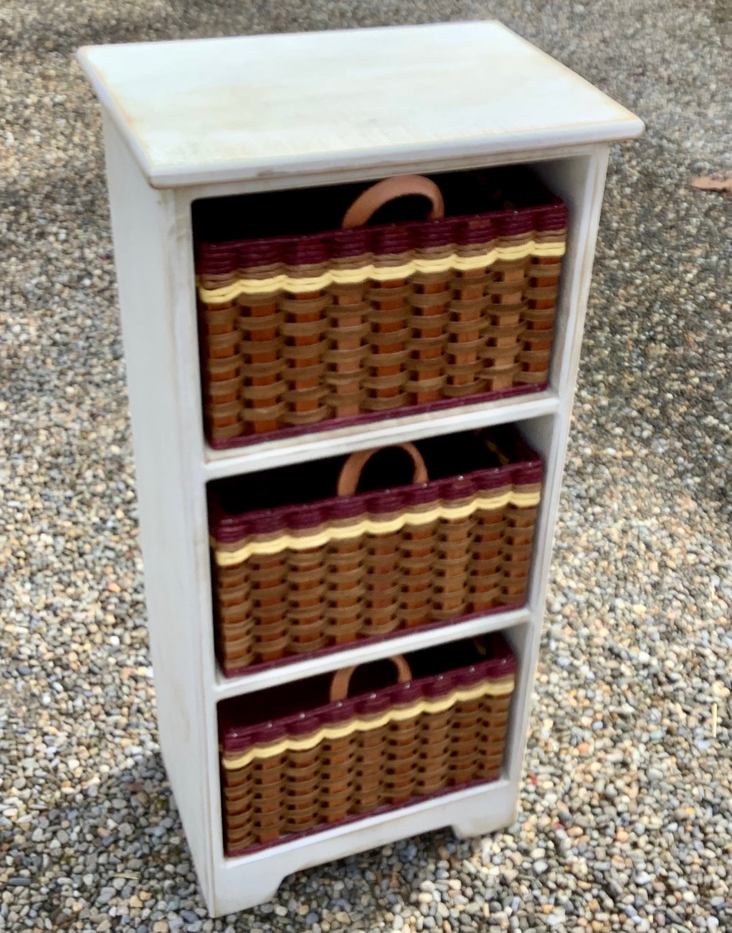 Cubby Book Shelf Unit w/three Cubbies