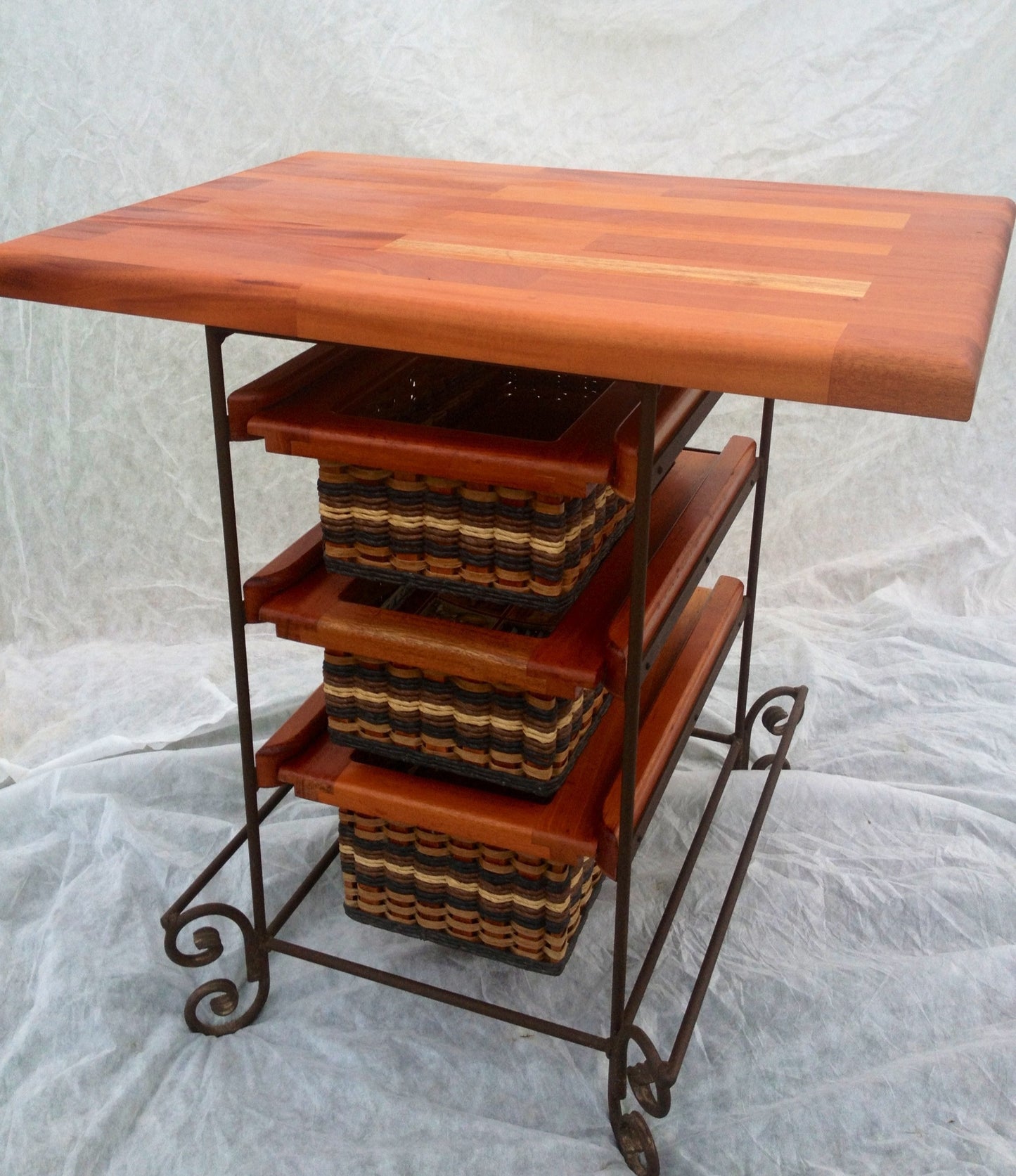 Table-25x36 three drawer with double foot rest