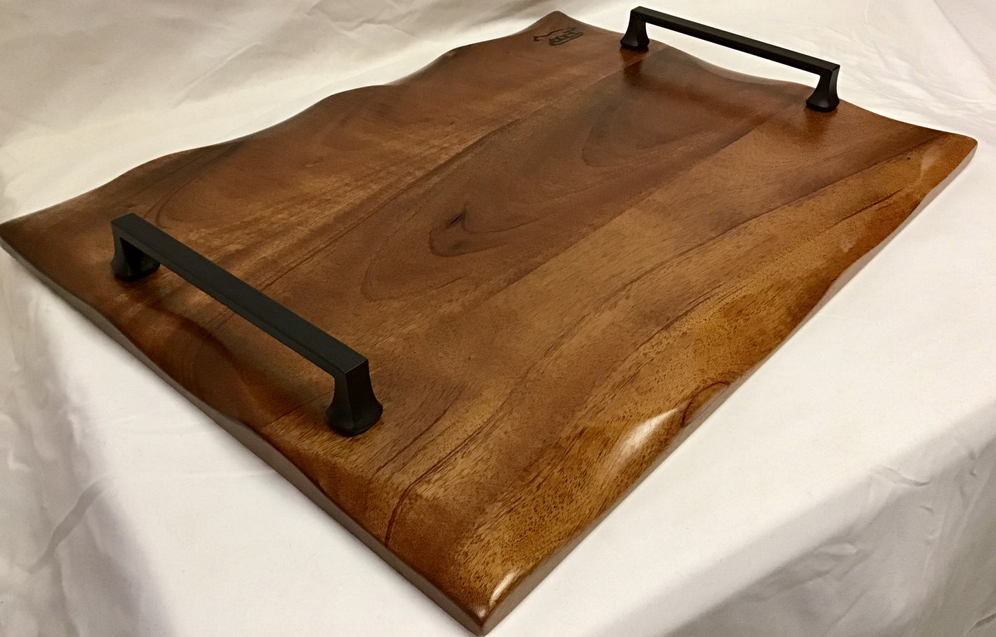 Charcuterie Board- Mahogany w/waned egde