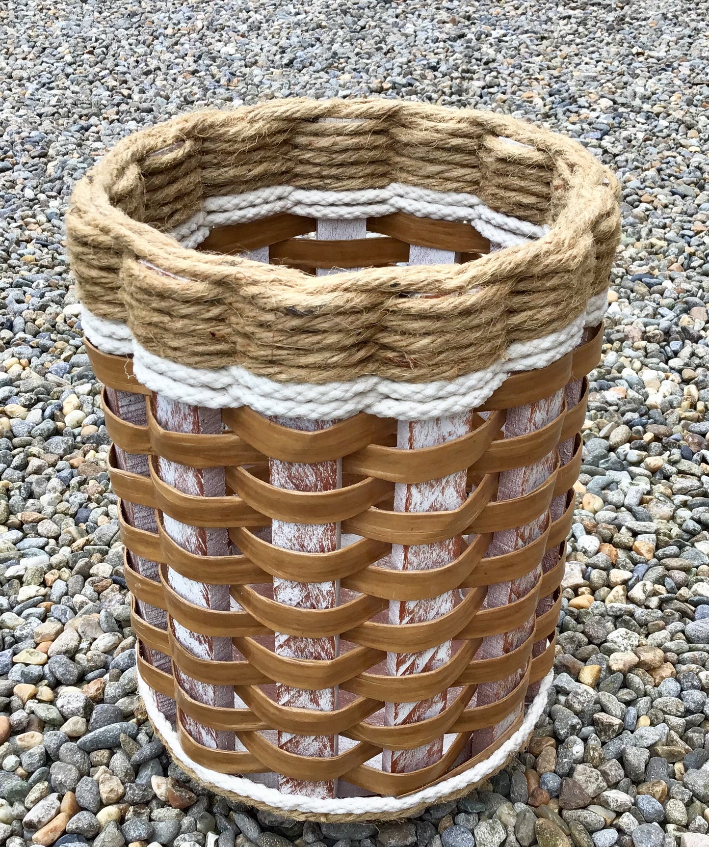 Utensil Lazy Susan Basket-Shabby Chic Collection