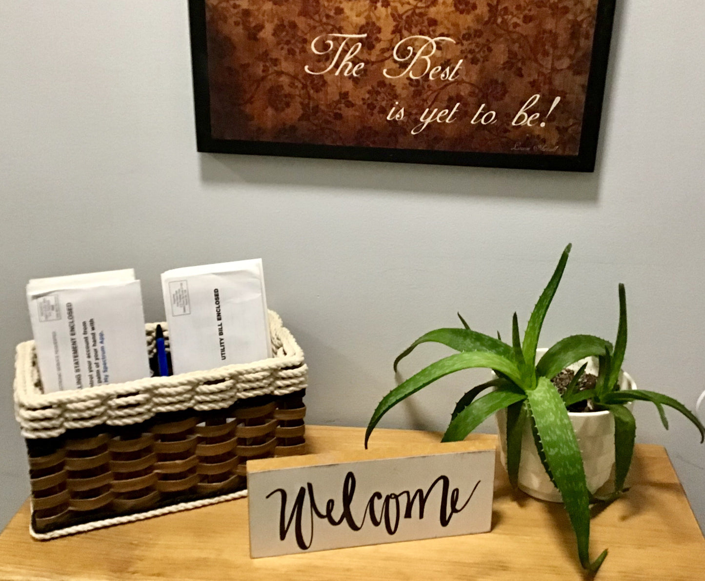 Mail Organizer-Cottage Black