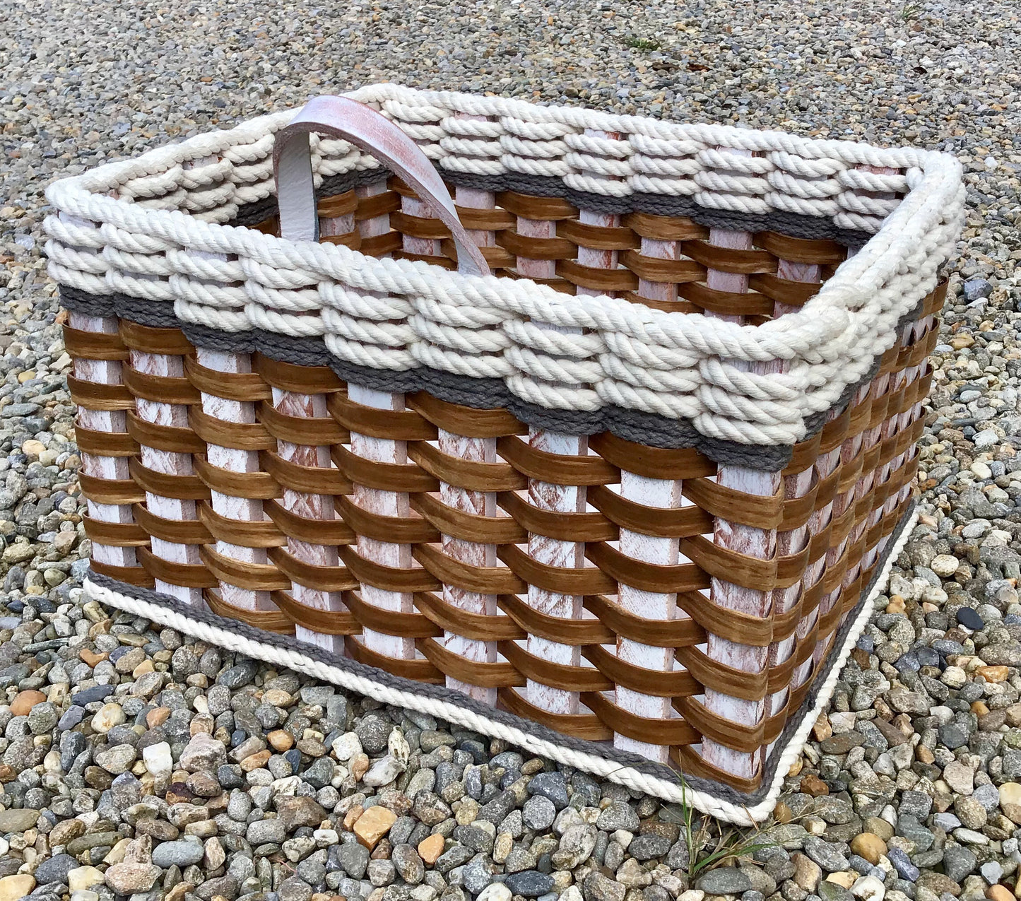 Cubby Basket--Cottage Grey