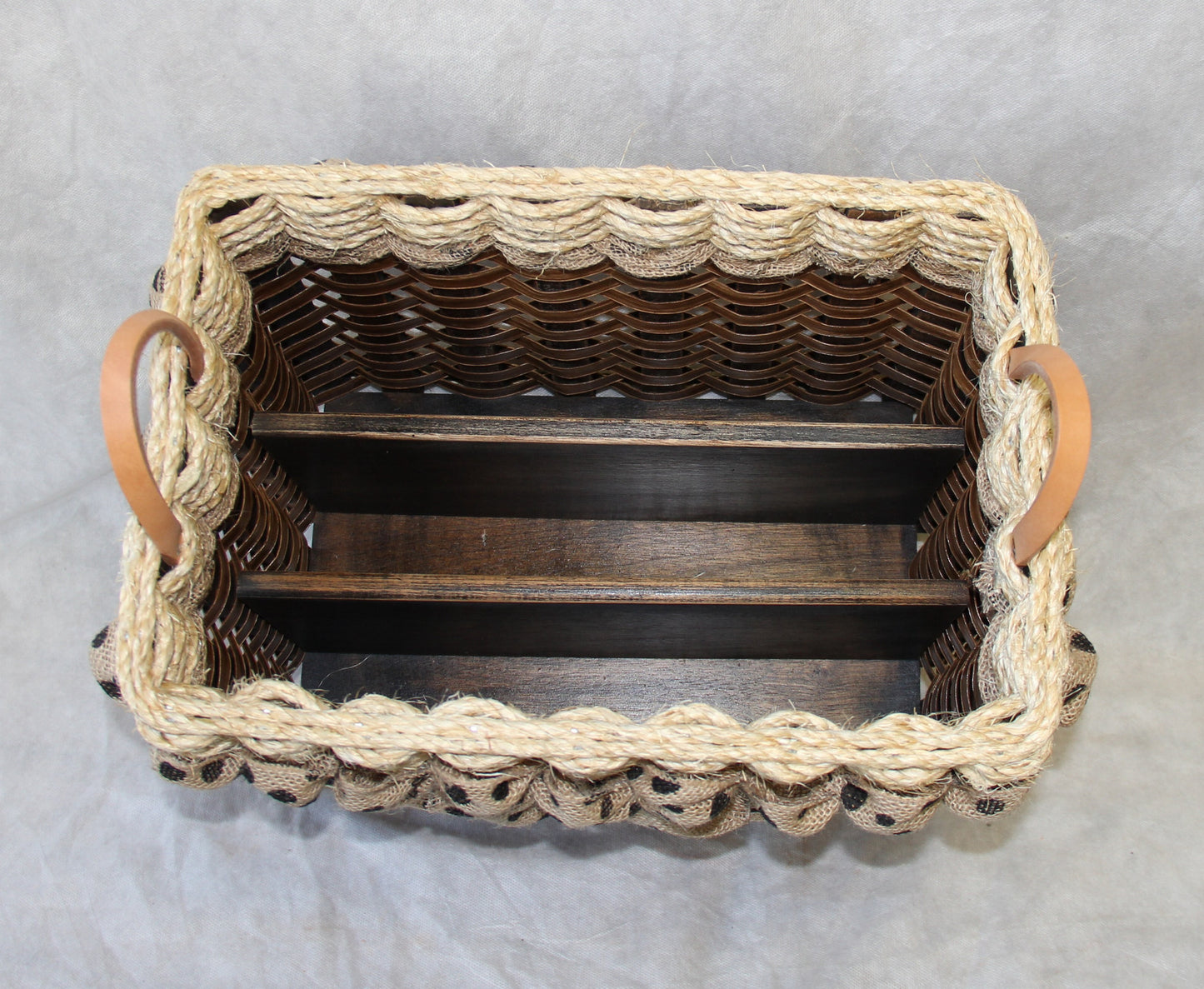 File Organizer Basket-Shabby Chic Collection