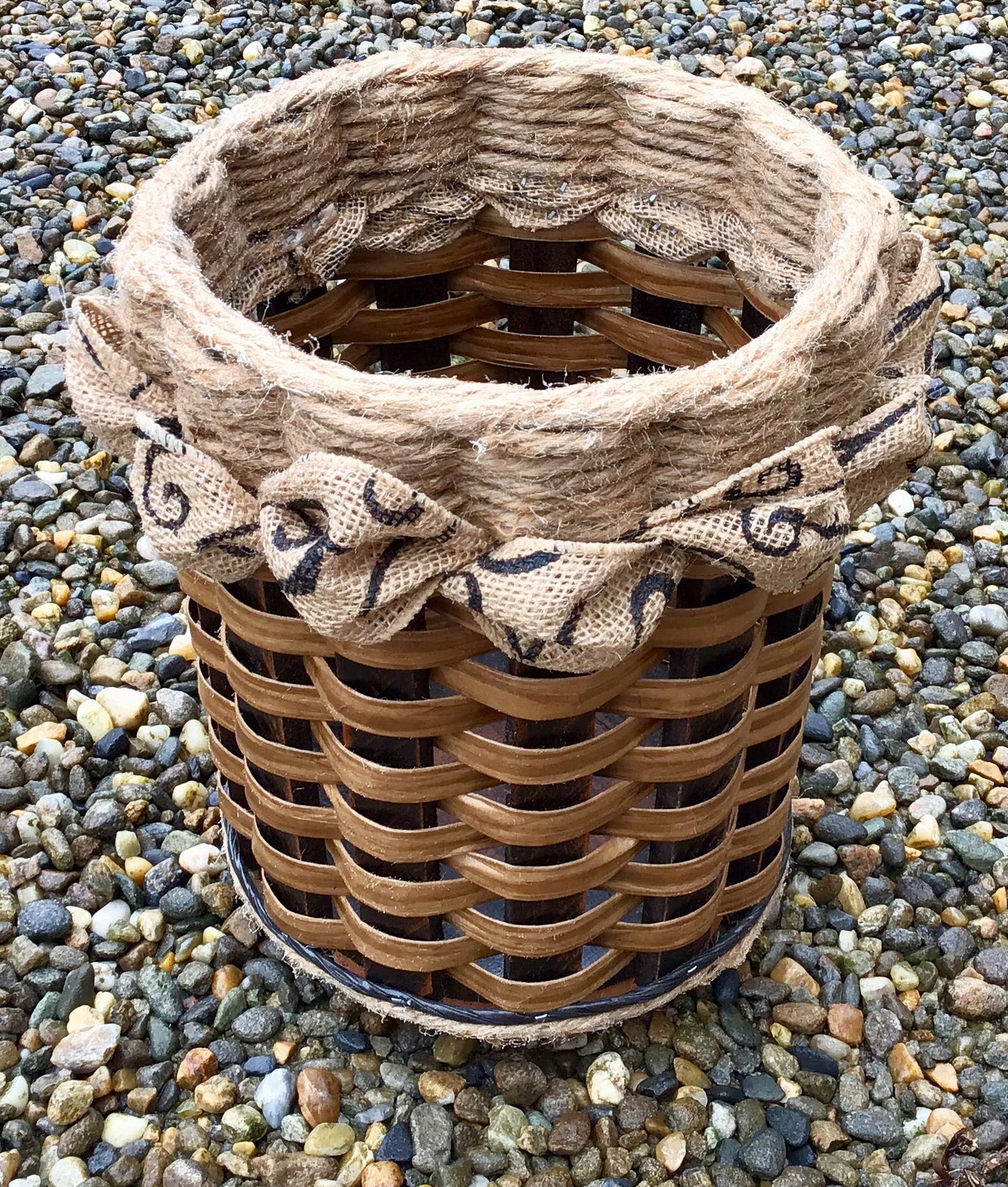 Utensil Lazy Susan Basket-Shabby Chic Collection