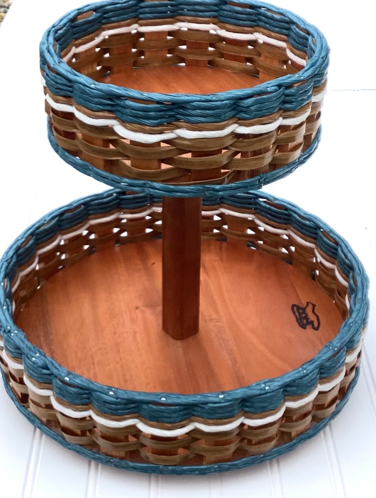 Double Lazy Susan Basket