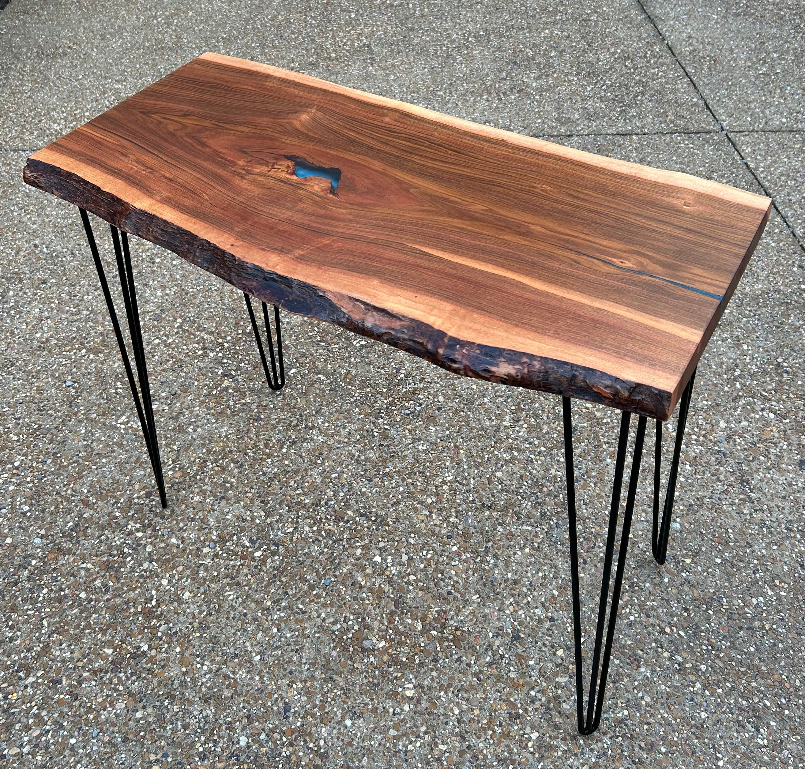 Live Edge Patagonian Rosewood Table – Foxcreek Baskets Live Edge Patagonian Rosewood Table – Foxcreek Baskets