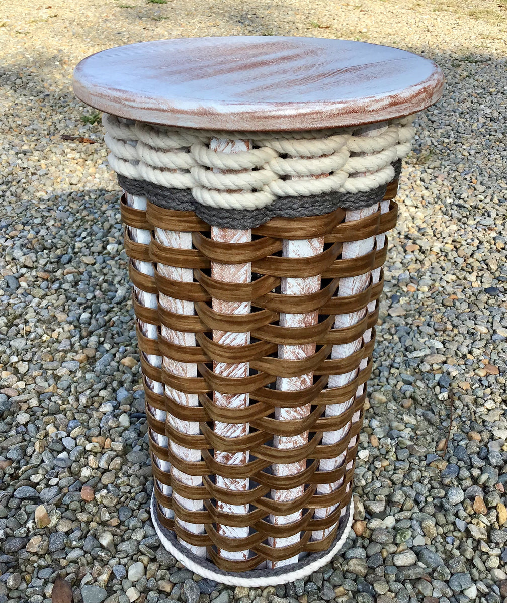 Luxspire Toilet Paper Basket, Boho Bathroom Basket Handmade Cotton