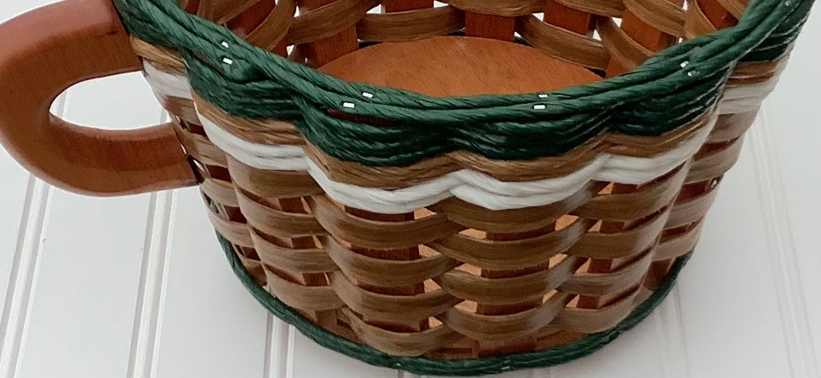 Coffee Mug Lazy Susan Basket