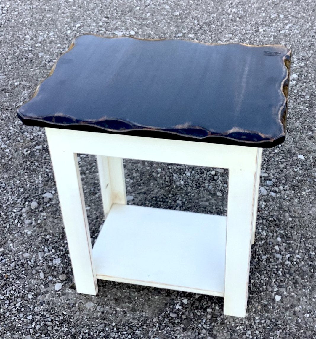 Farmhouse-Mama’s Farmhouse Wine & Storage Island with Benches