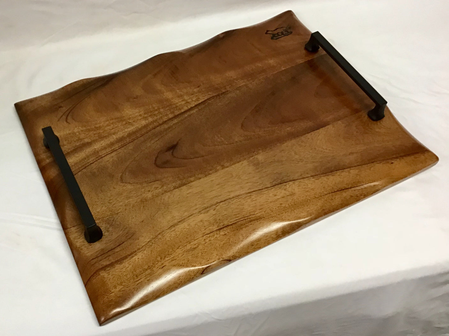 Charcuterie Board- Mahogany w/waned egde