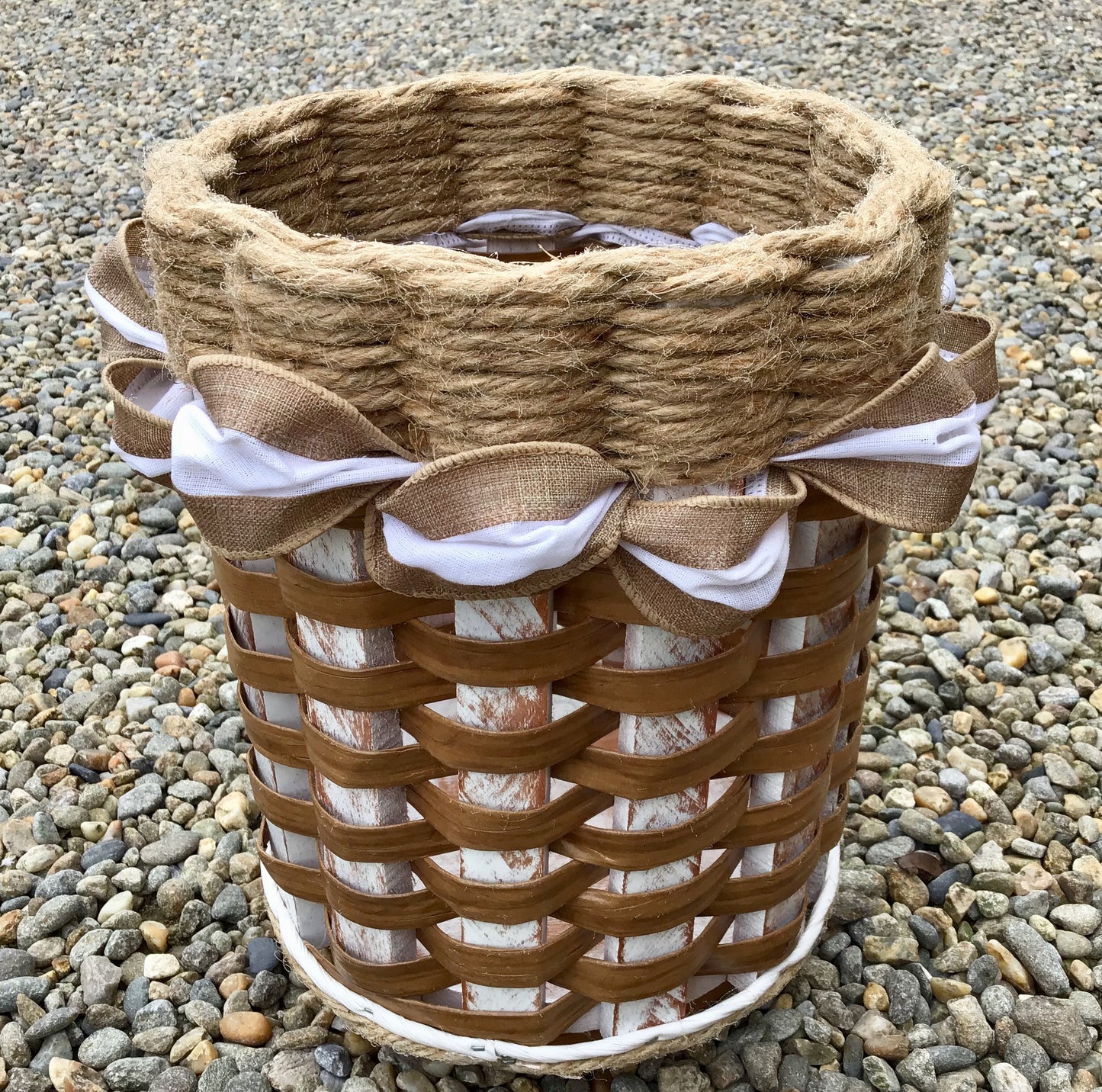 Utensil Lazy Susan Basket-Shabby Chic Collection
