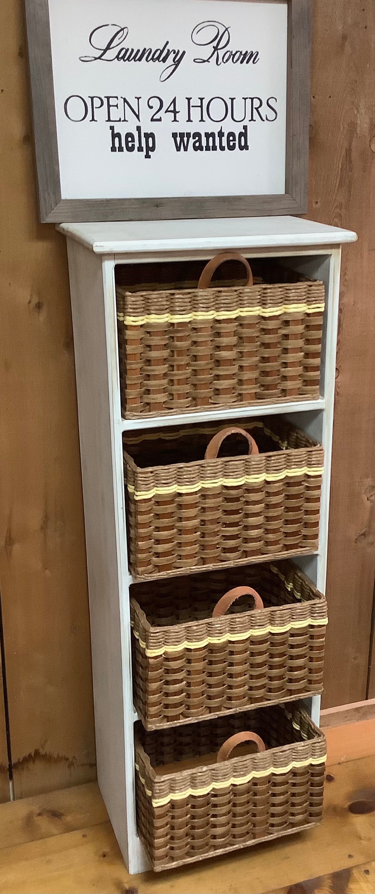 Cubby Book Shelf Unit w/four cubbies