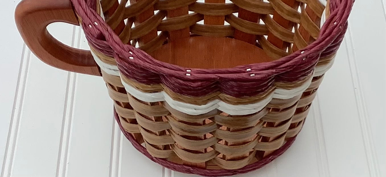 Coffee Mug Lazy Susan Basket