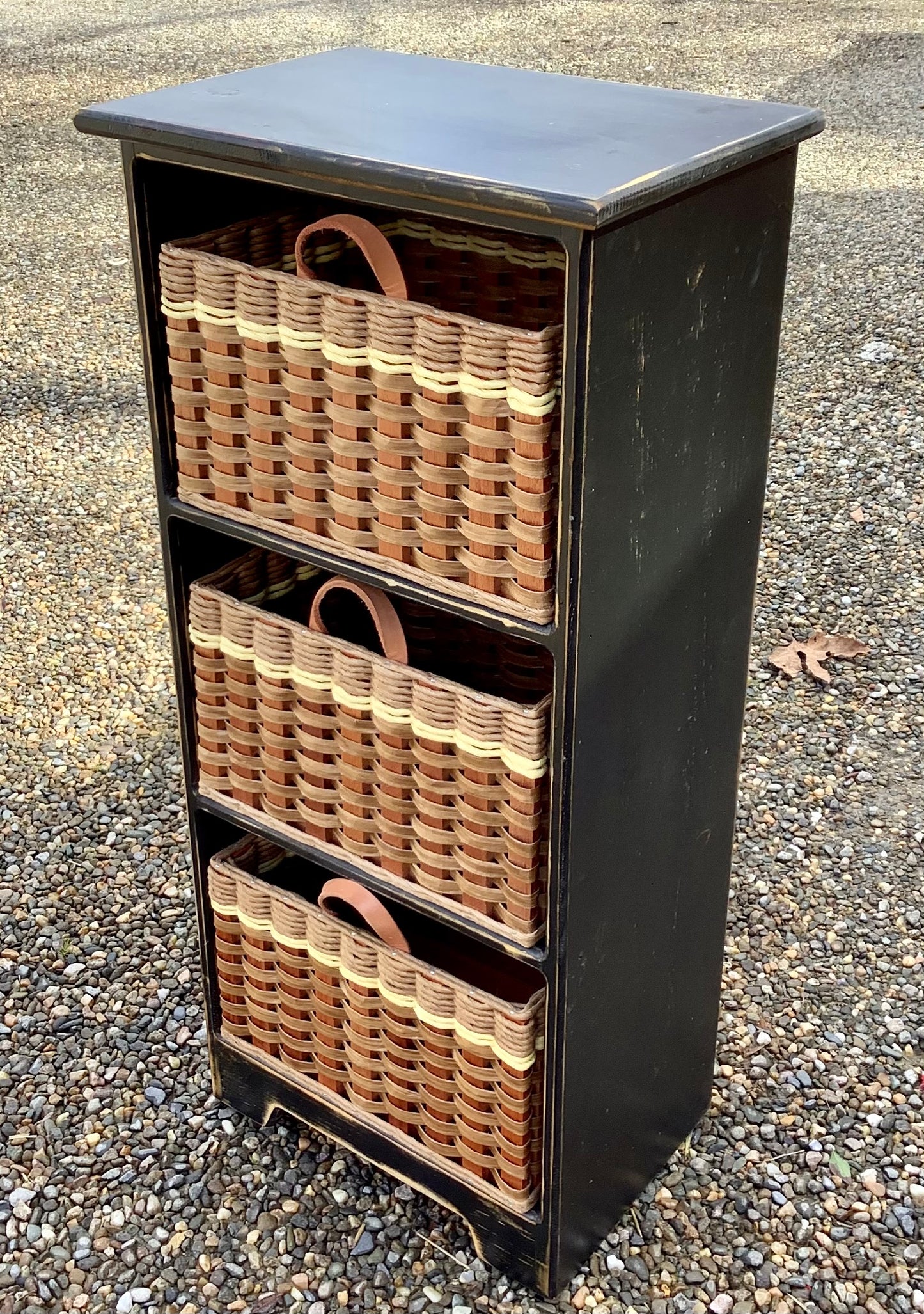 Cubby Book Shelf Unit w/three Cubbies