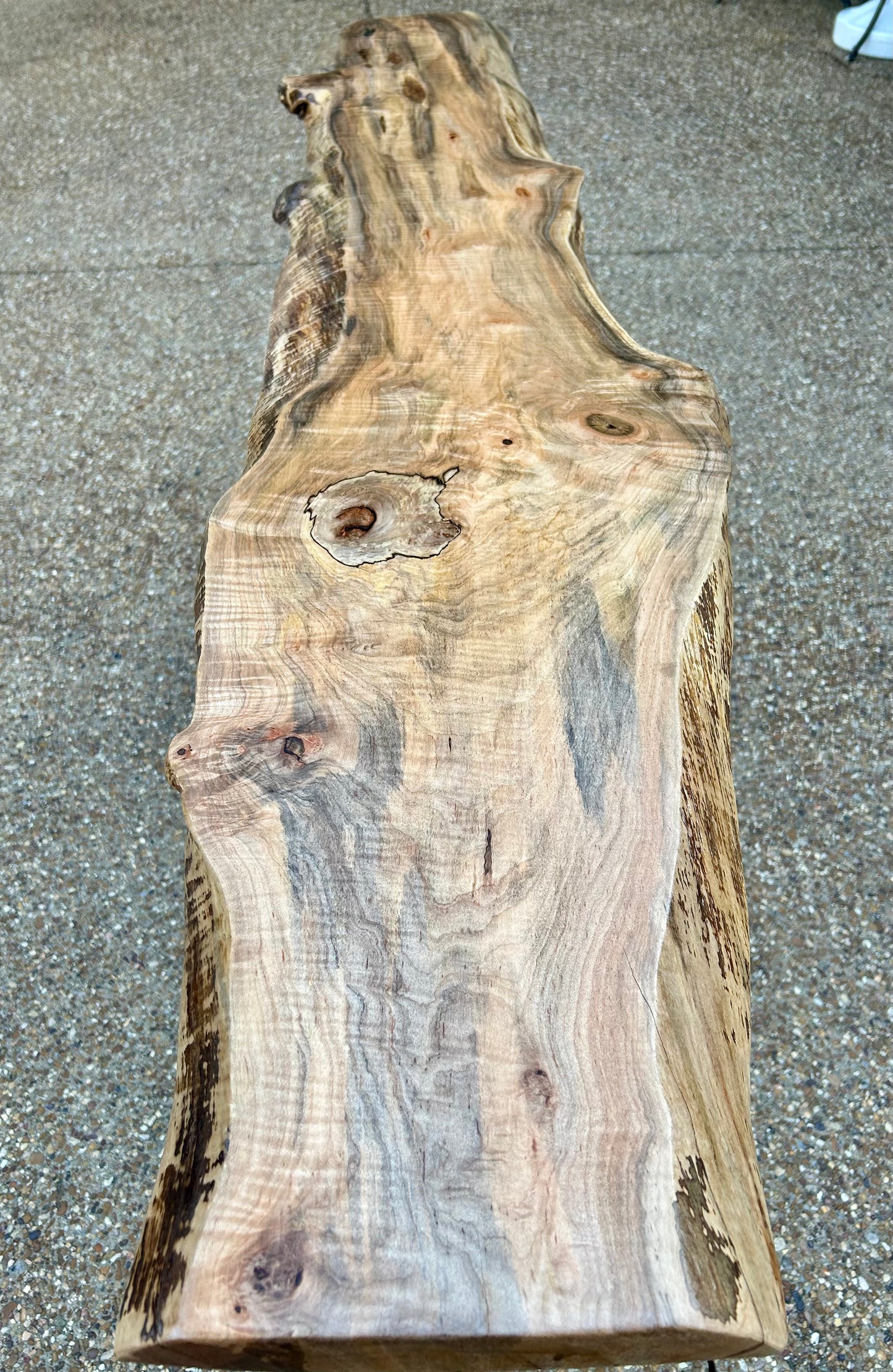 Live Edge Ambrosia Maple Entryway