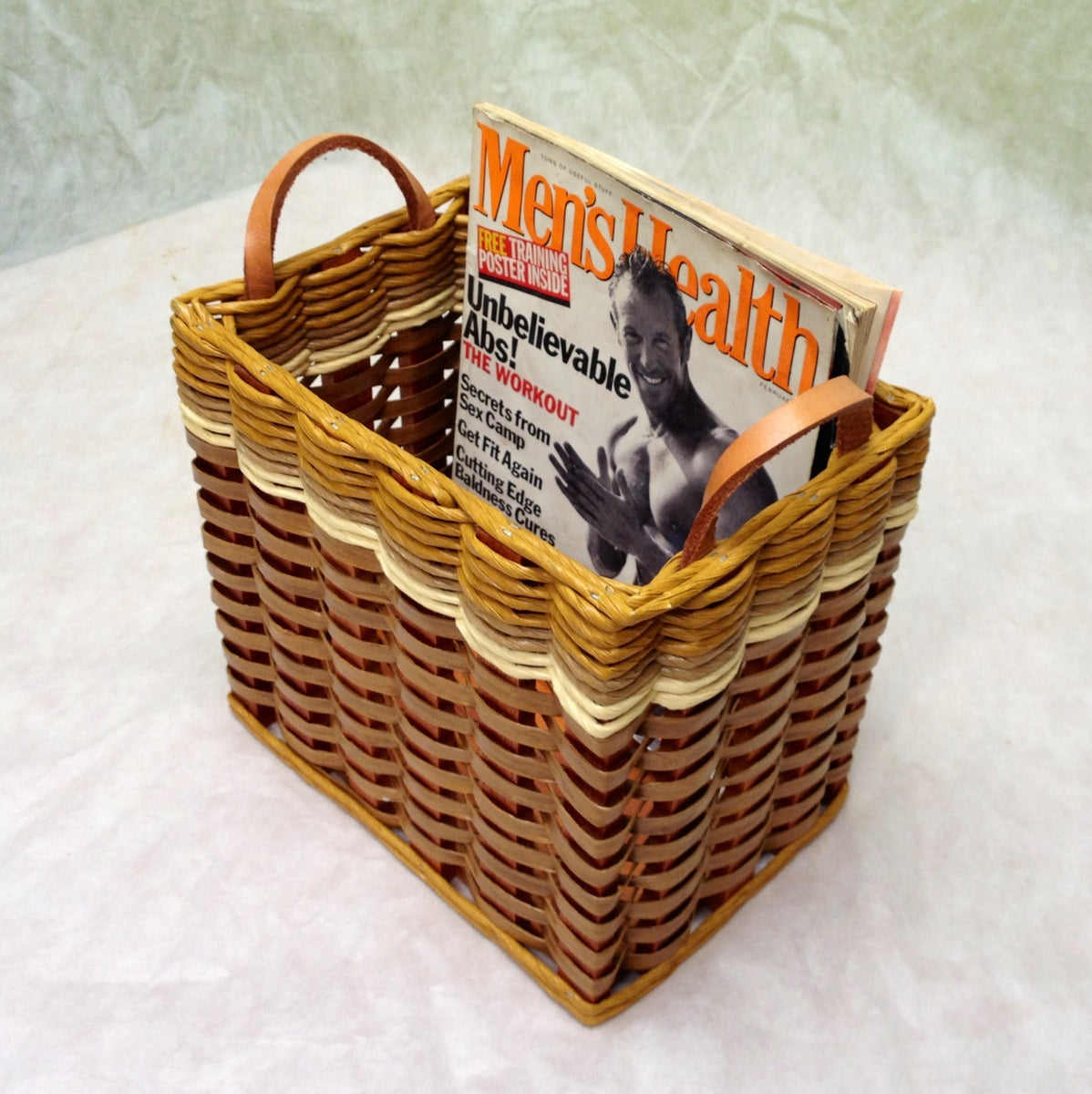 Bathroom Magazine Holder Basket – Foxcreek Baskets