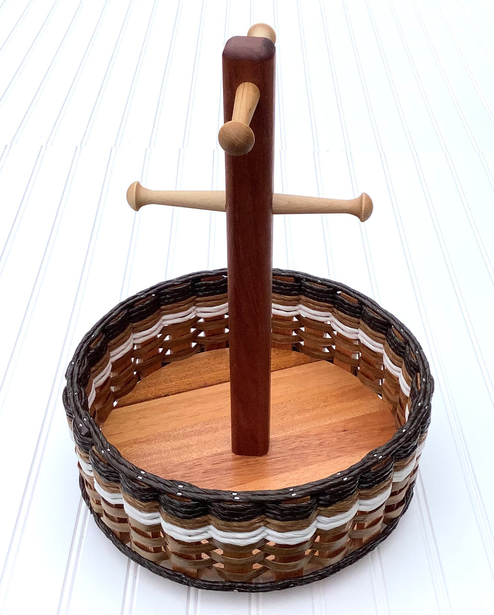 Coffee Bar Lazy Susan Basket Foxcreek Baskets