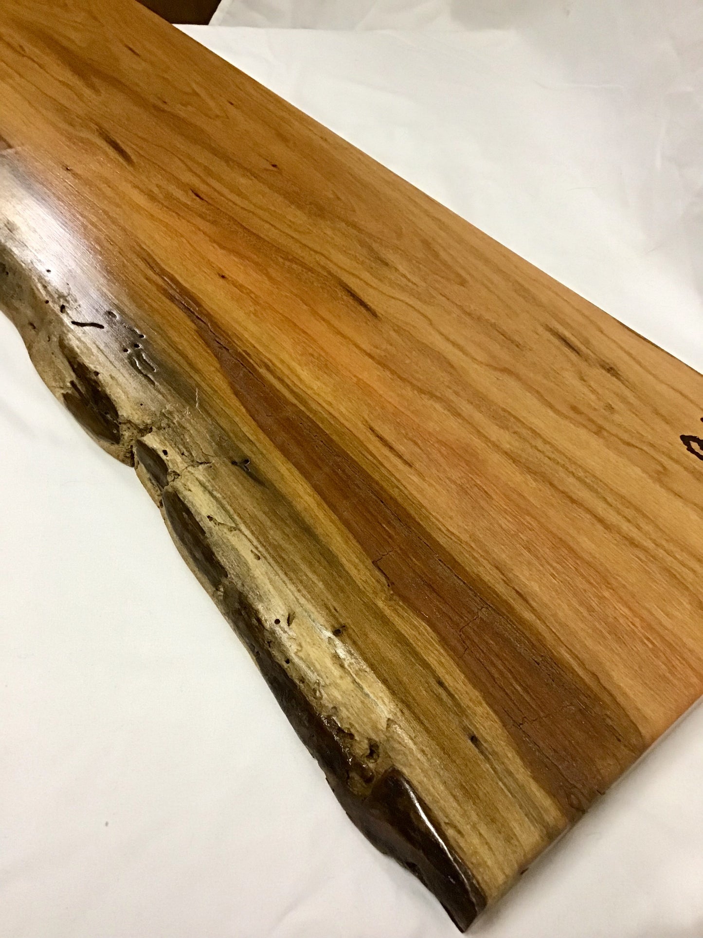 Charcuterie Board- Cherry Live Edge Skinny w/handle