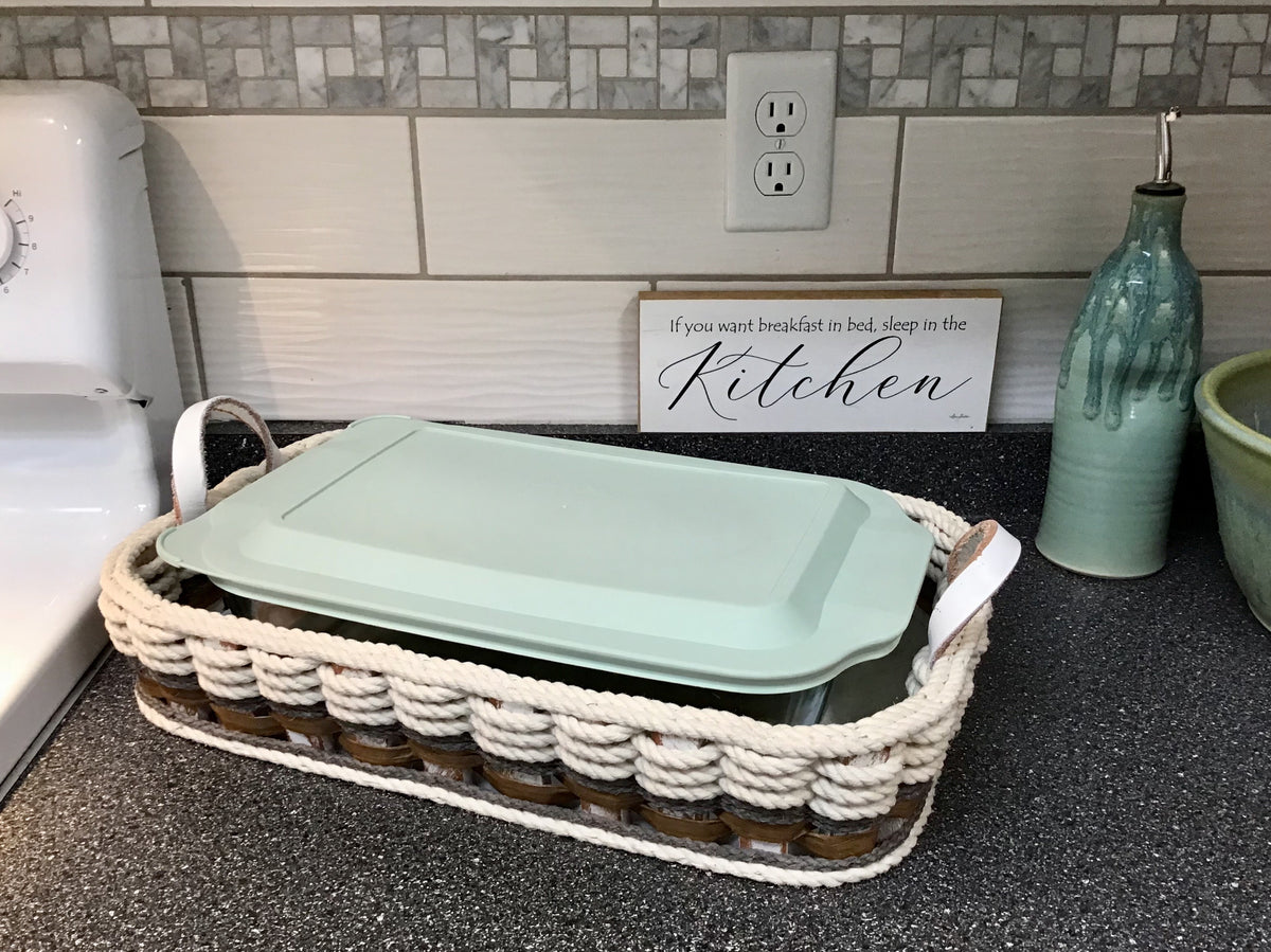 Casserole Tray 9x13-Cottage Grey – Foxcreek Baskets