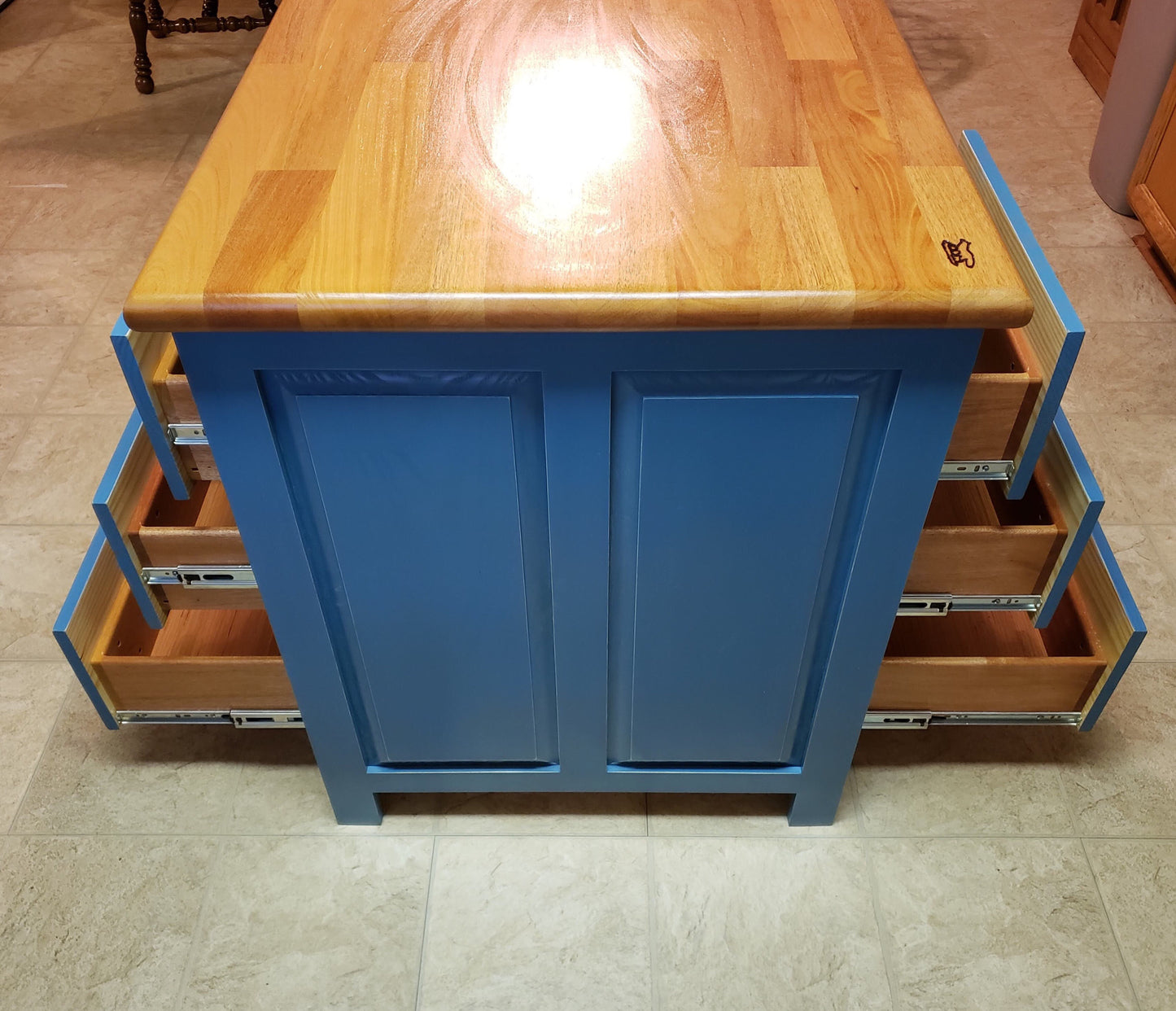 Farmhouse Island Drawers Galore 30x36