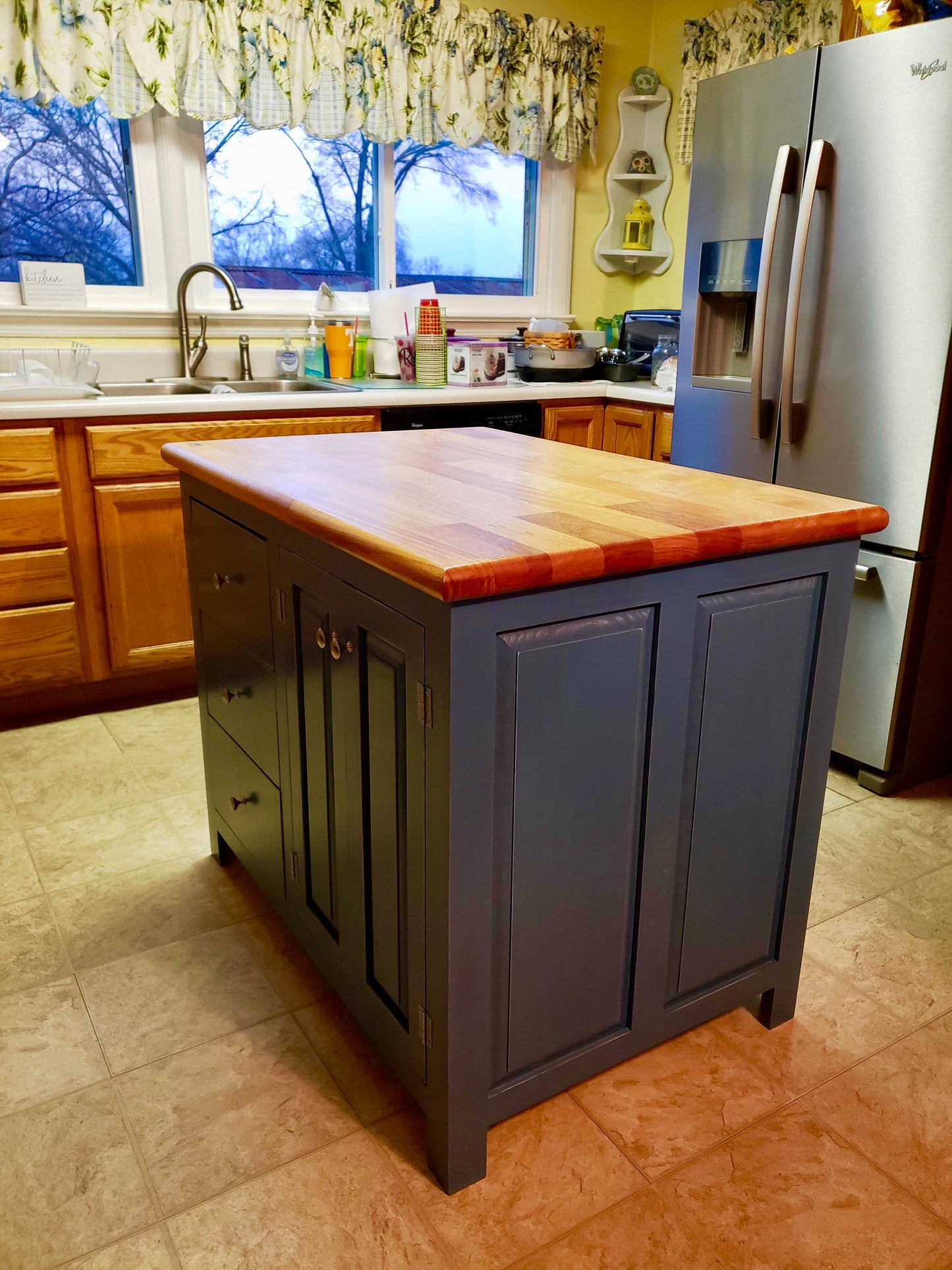 Farmhouse Island Drawers Galore 30x36
