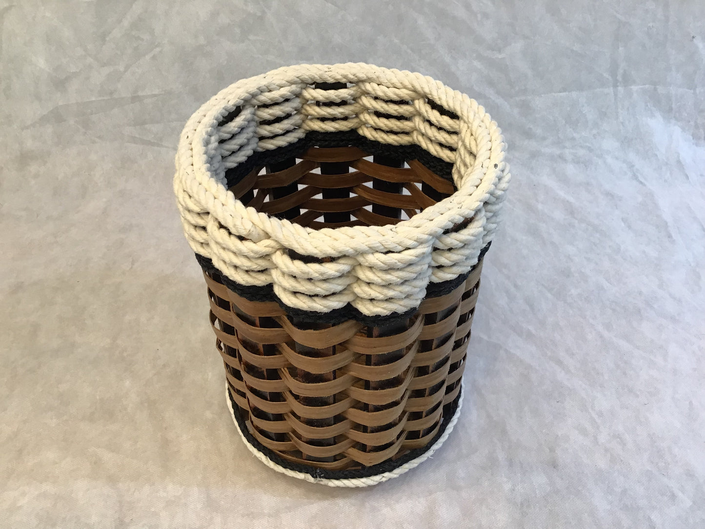 Utensil Lazy Susan Basket-Cottage Black