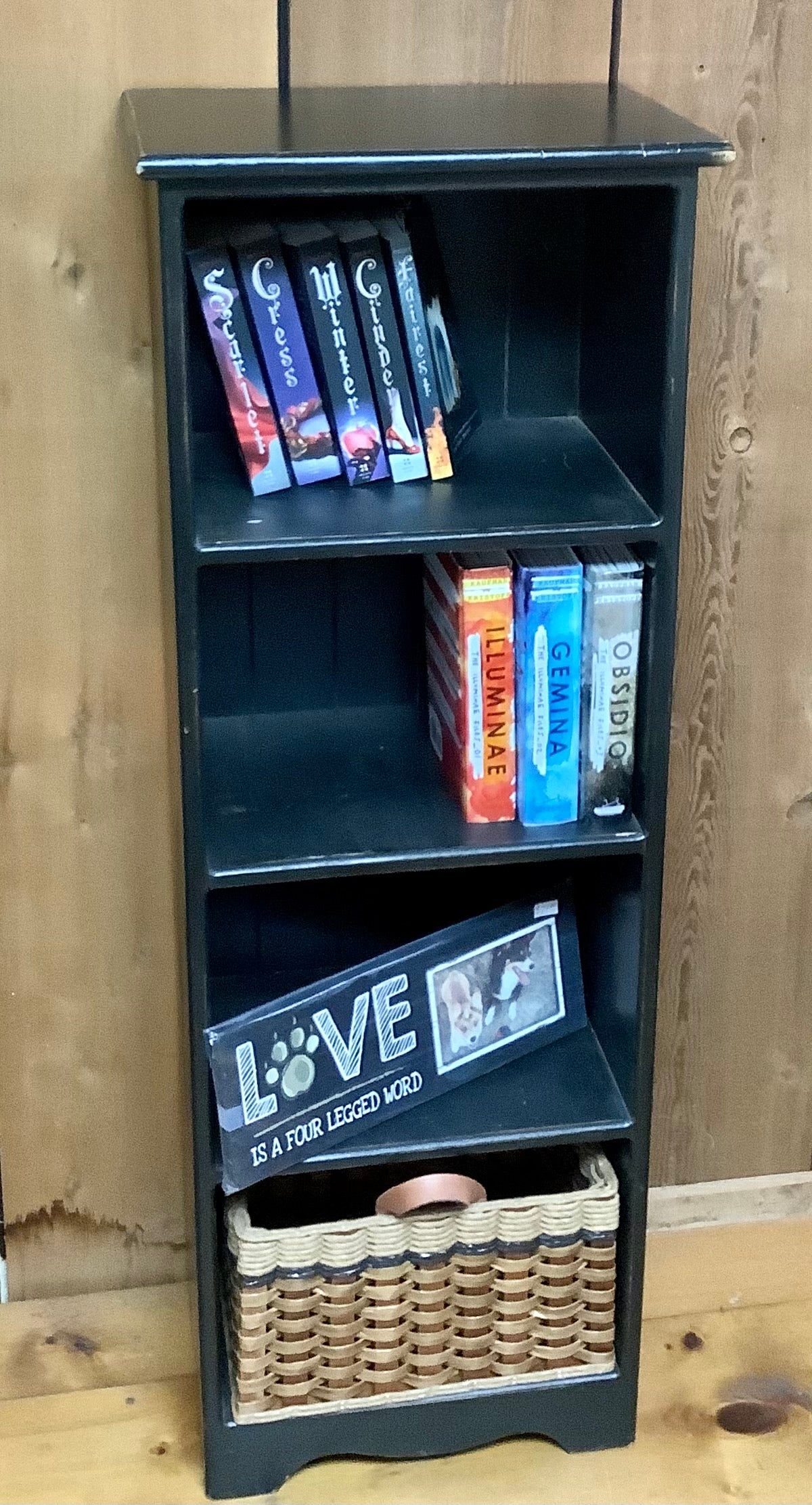 Cubby Book Shelf Unit w/four cubbies