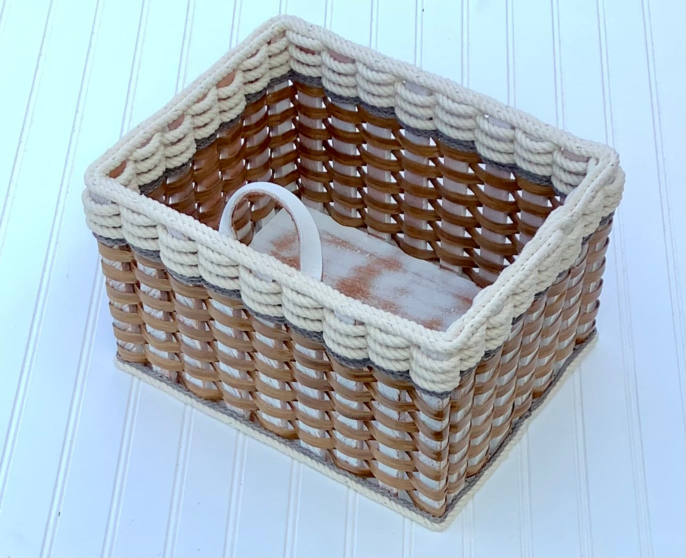 Cubby Basket--Cottage Grey