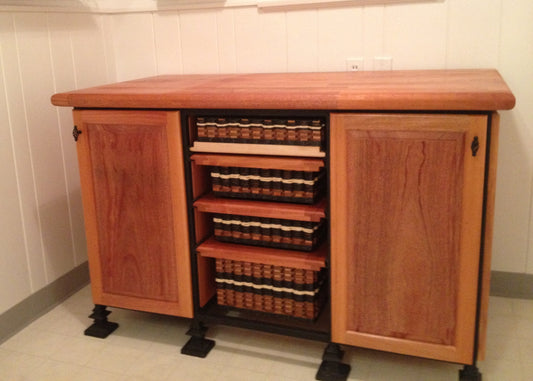 Island--Mahogany 32 x 60-Open Middle