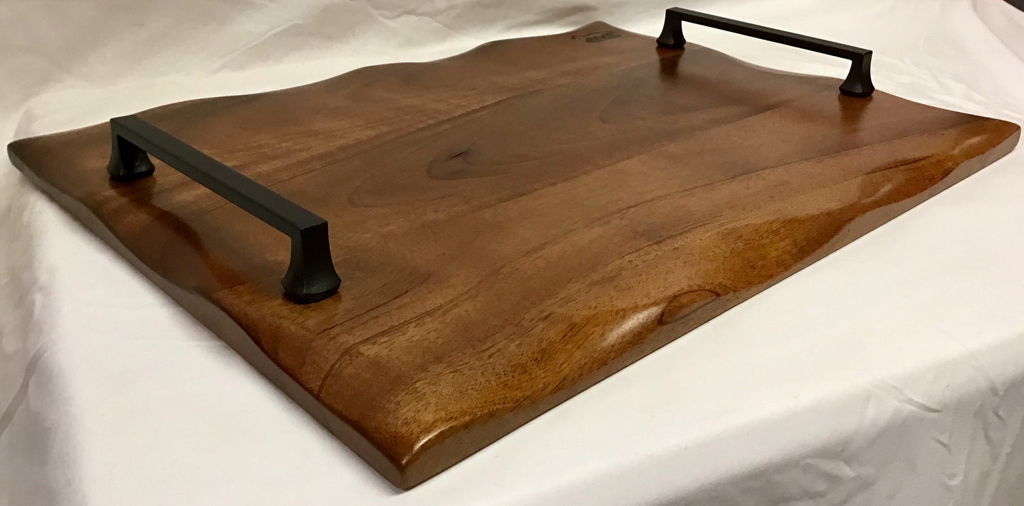 Charcuterie Board- Mahogany w/waned egde