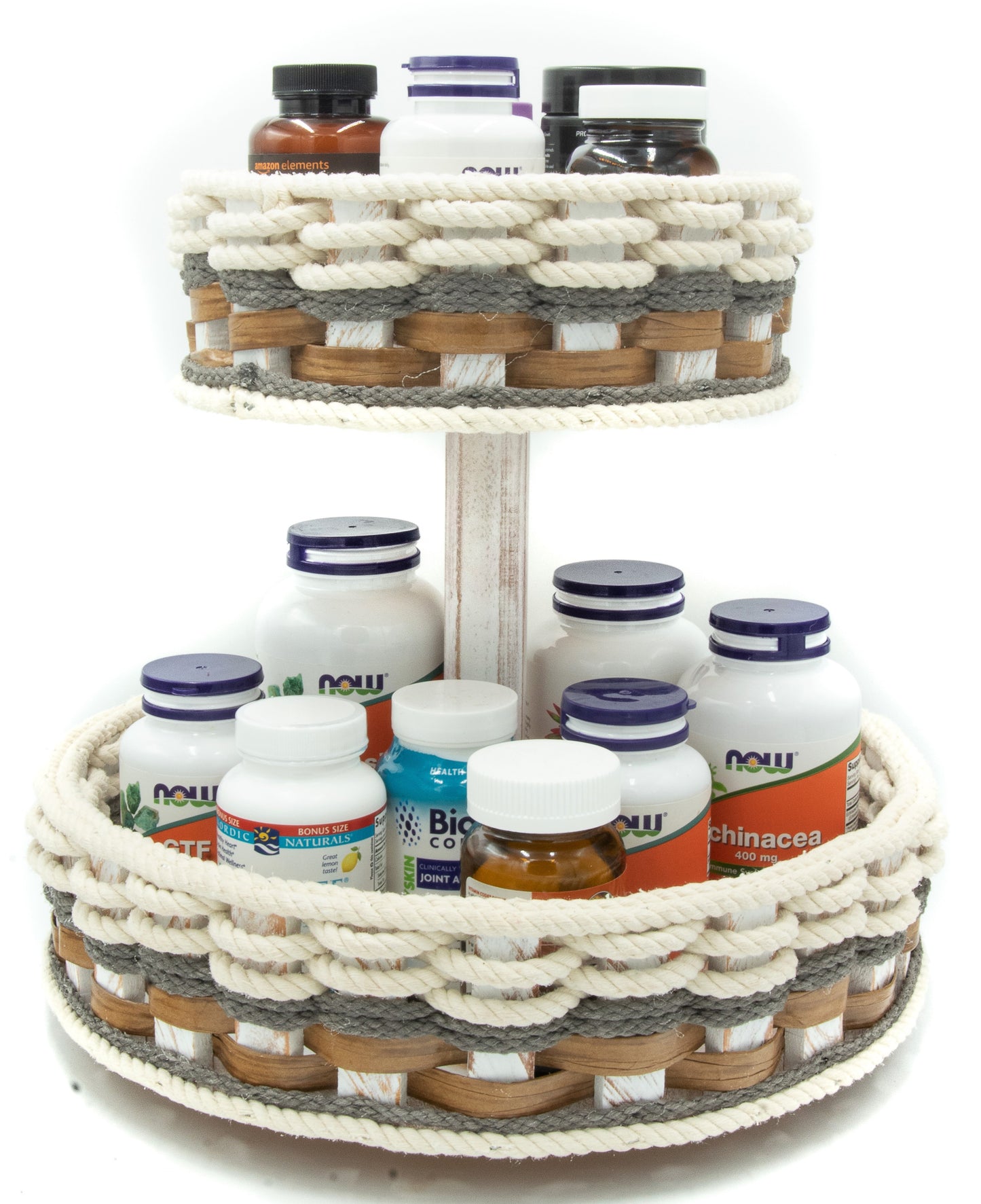 Double Lazy Susan--Cottage Grey