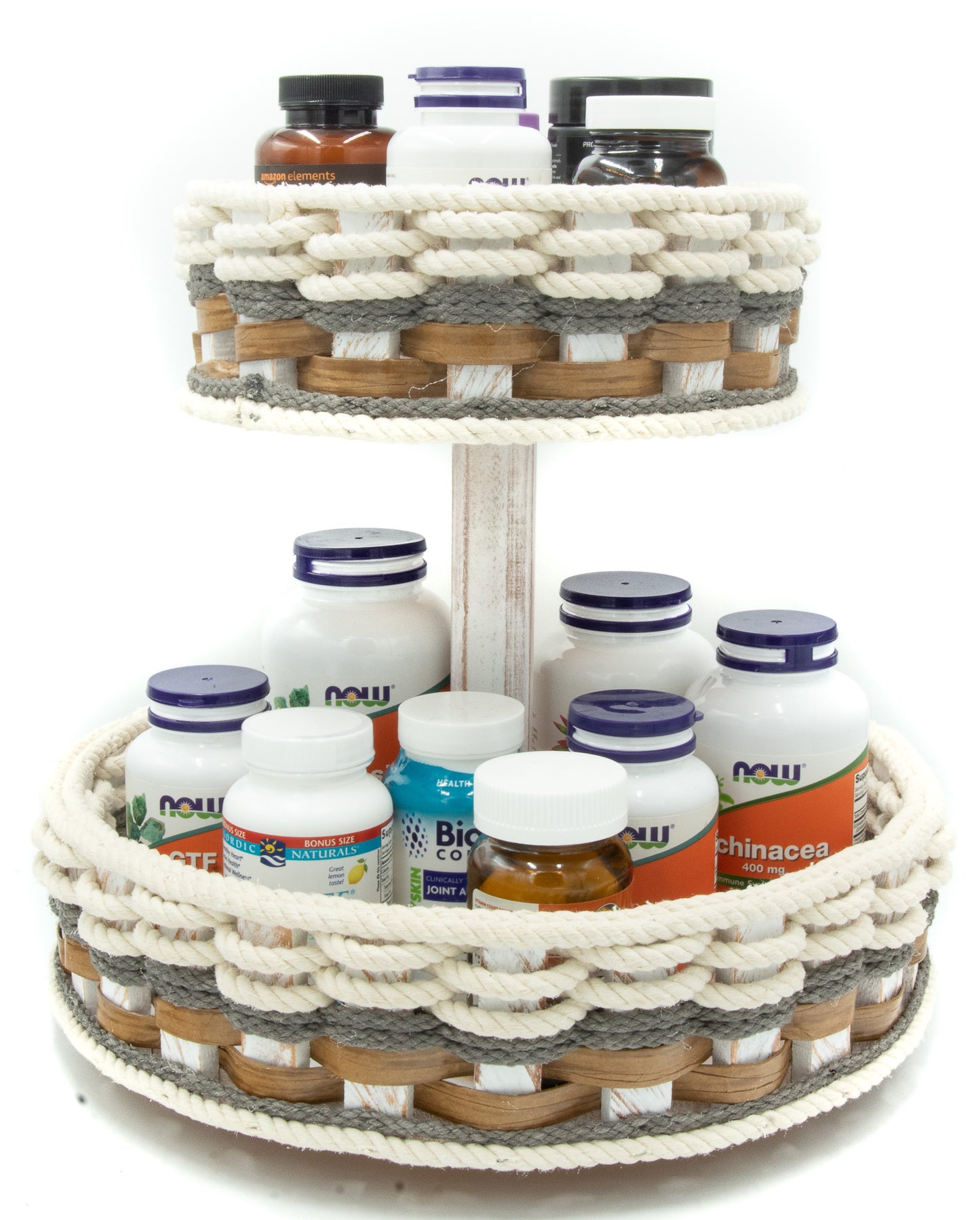 Double Lazy Susan--Cottage Grey