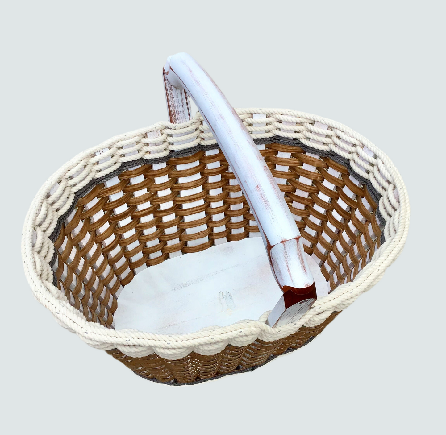 Fireside Basket- Cottage Grey