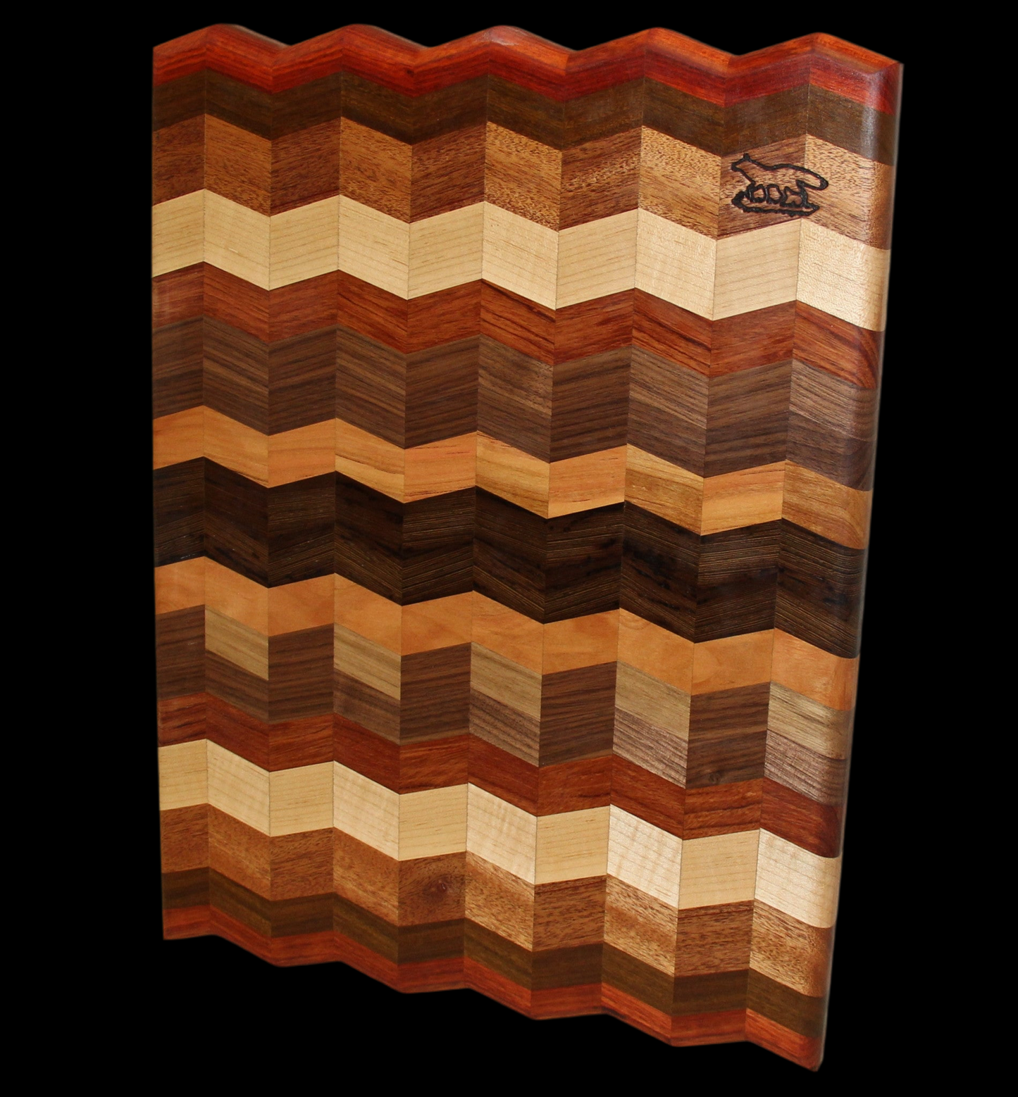 Cutting board - 3D Chevron wood cutting board