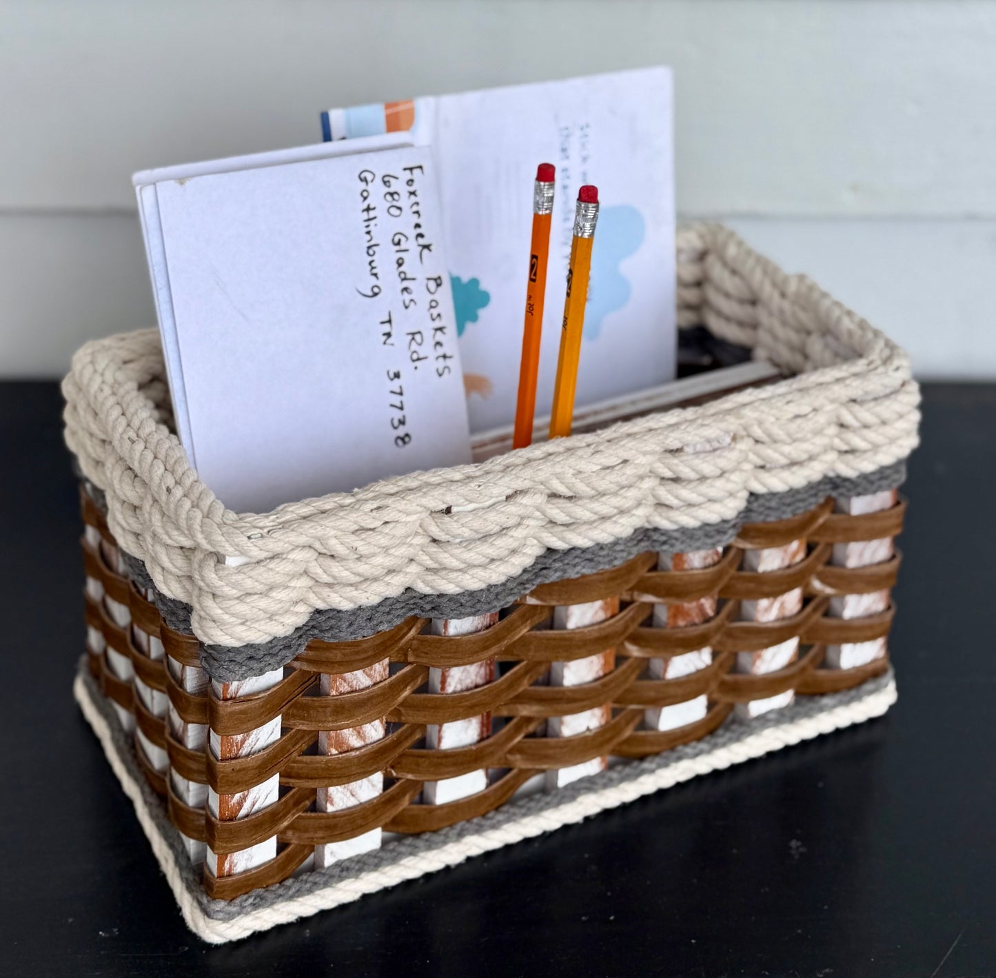 Mail Organizer--Cottage Grey