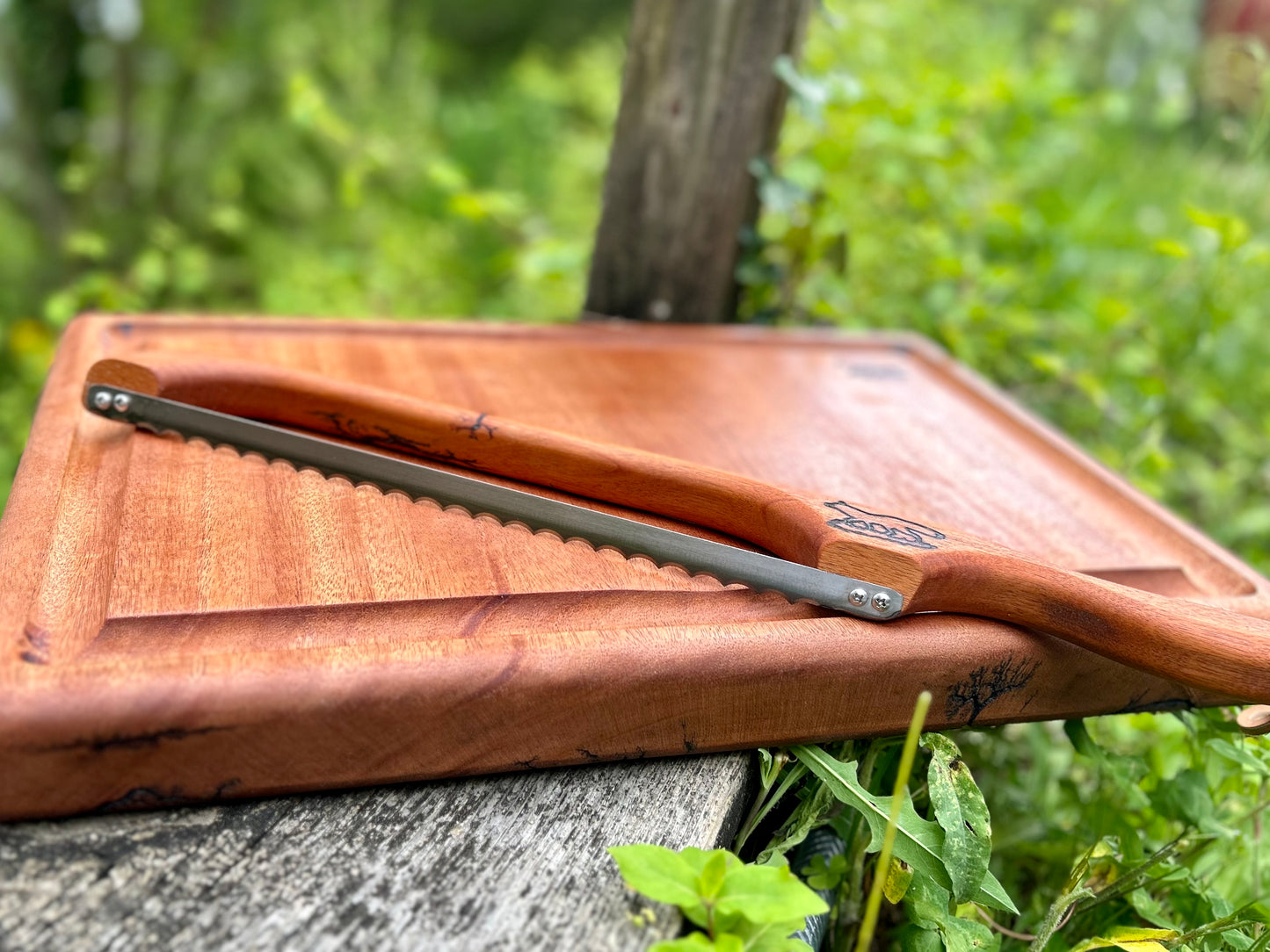 Beef Brisket Mahogany Bow Knife