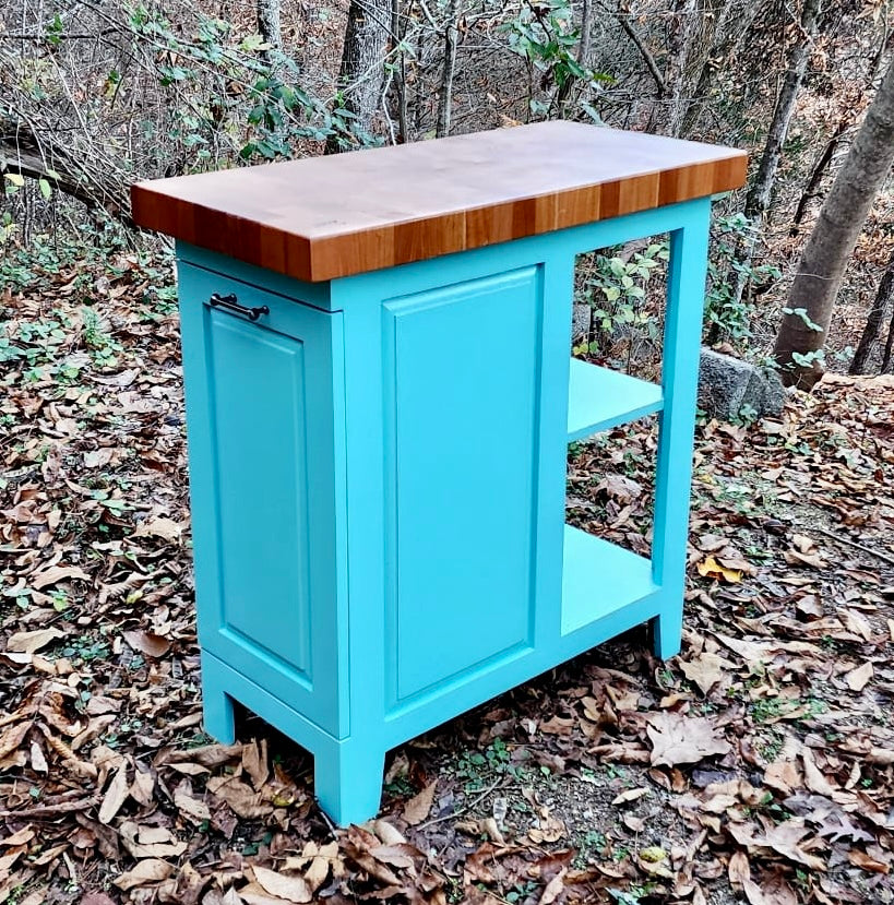 Island- Small and Narrow Farmhouse Kitchen Island