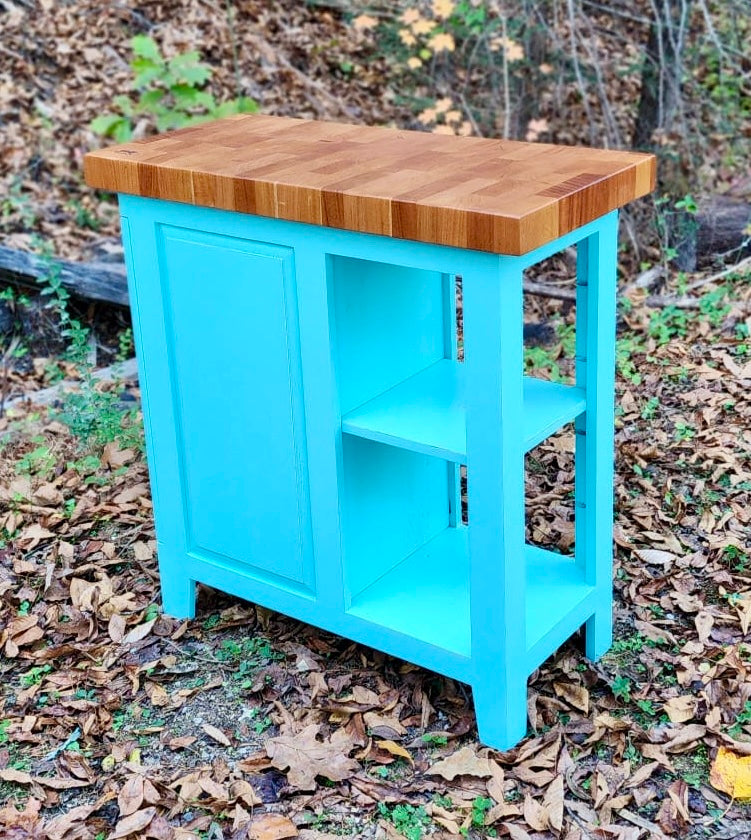 Island- Small and Narrow Farmhouse Kitchen Island