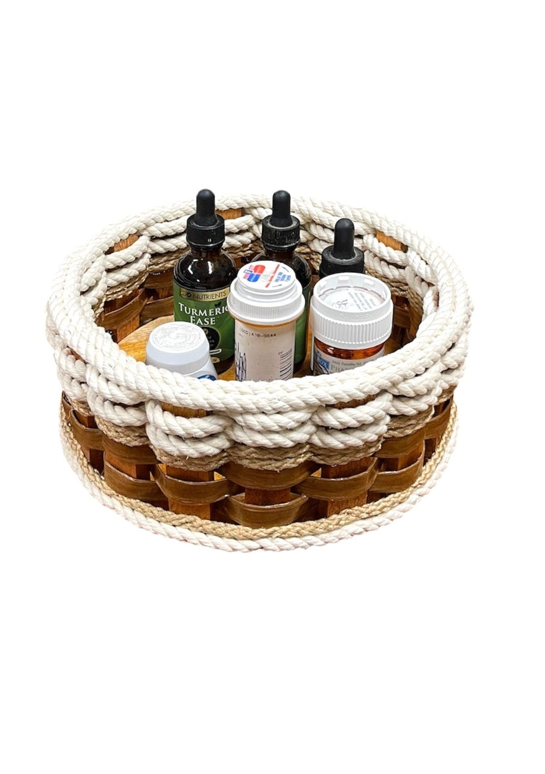 8 inch Lazy Susan Basket-Bohemian