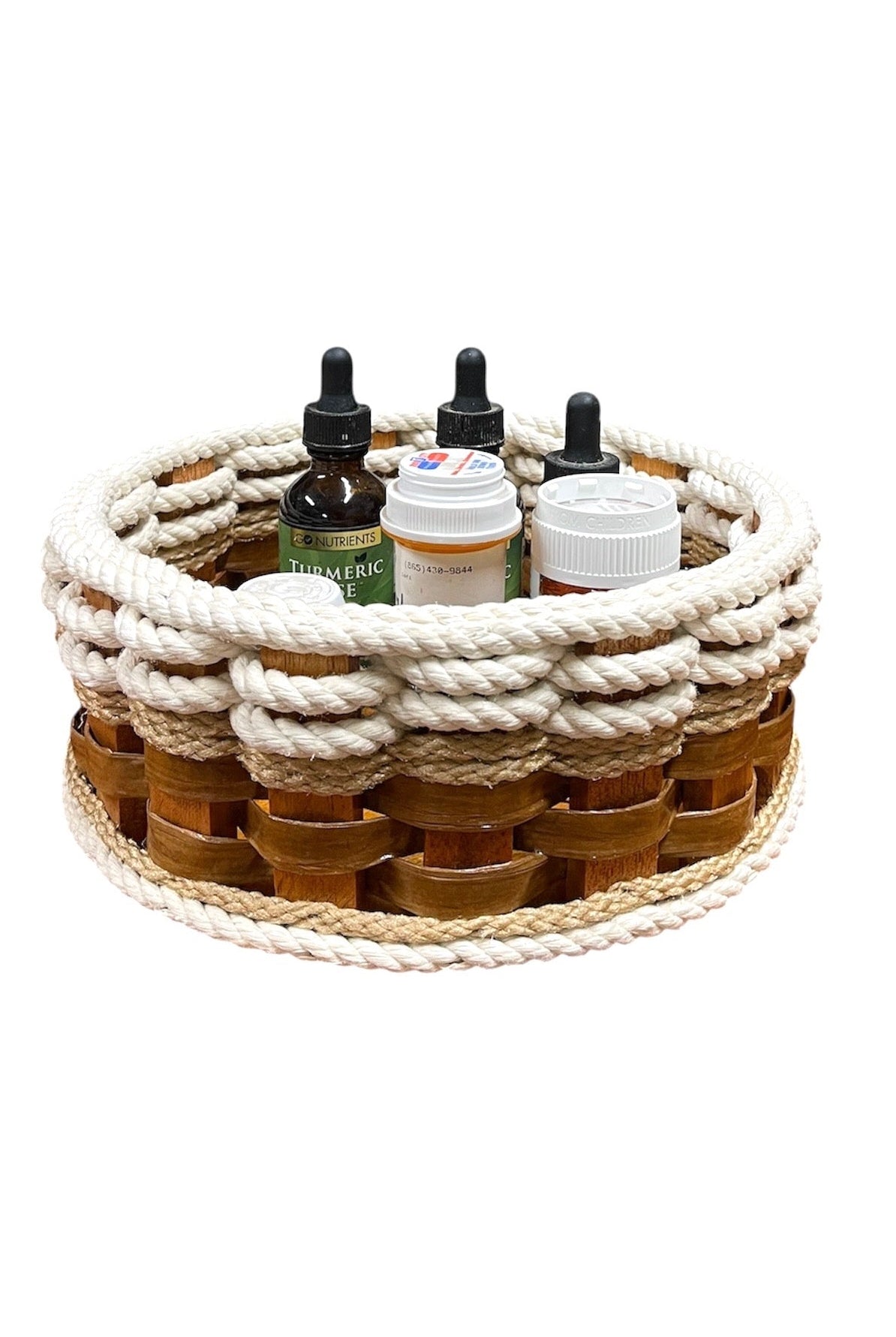 8 inch Lazy Susan Basket-Bohemian