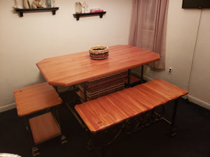 36 x 60 Mahogany Bistro table